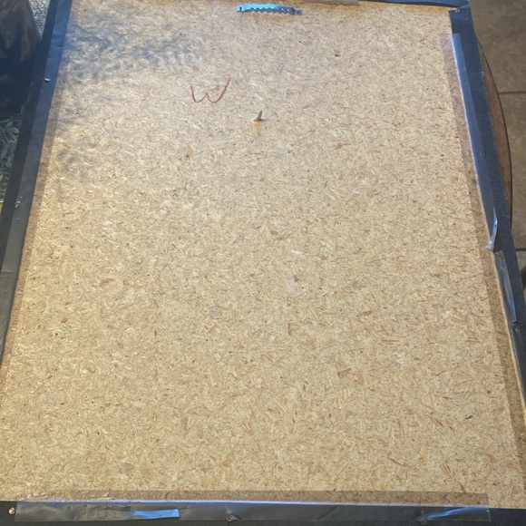 Vintage 1970s string art in excellent condition. Beautifully done in gold/silver - Picture 9 of 9